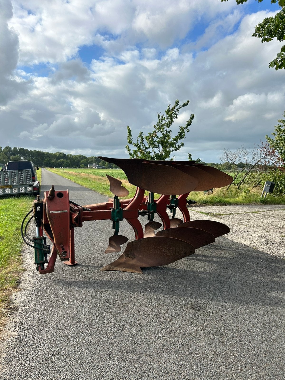 Kverneland ploeg, Ophalen
