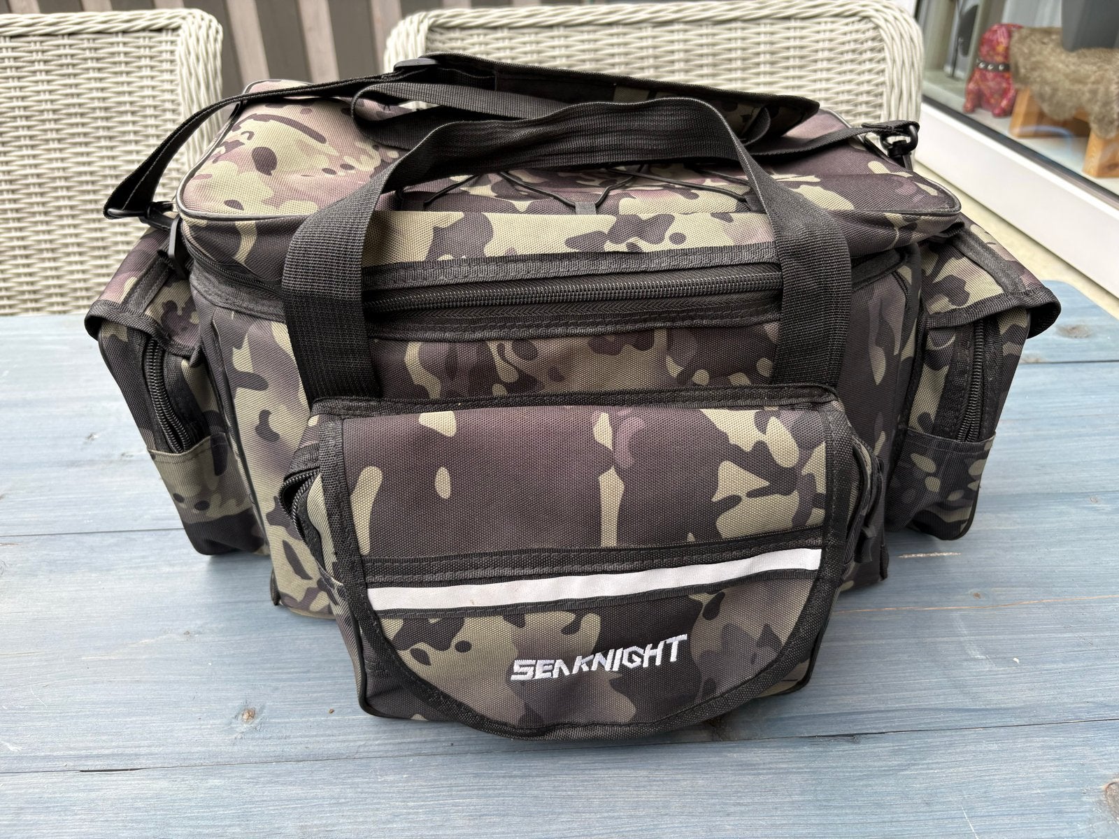 SEAKNIGHT Camouflage Vistas voor Vissen, Ophalen of Verzenden, Gebruikt, Koffer of Tas