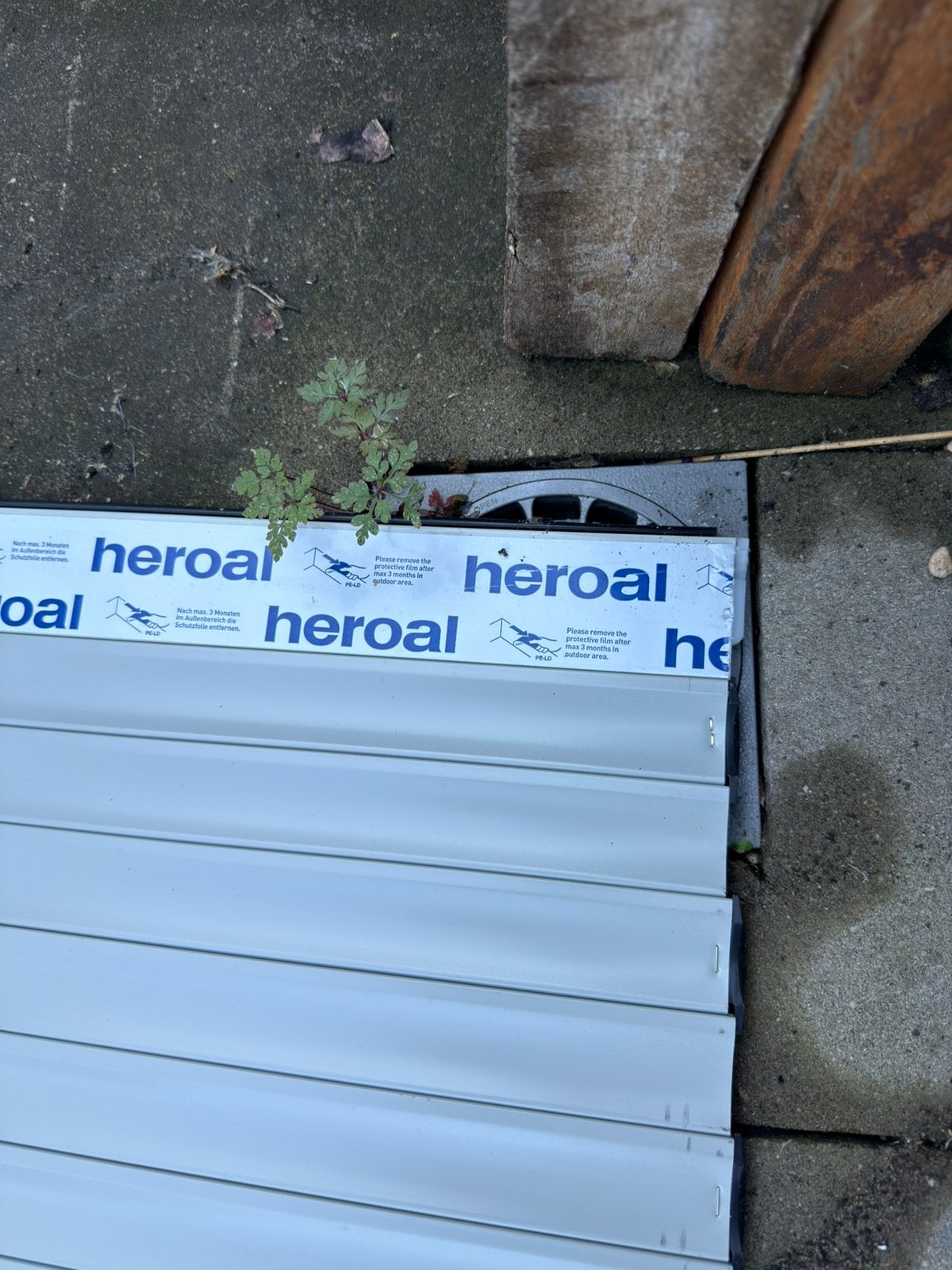 Heroal rolluikpantser 1900mm H x 1870mm br, Ophalen, Zo goed als nieuw, 150 tot 200 cm