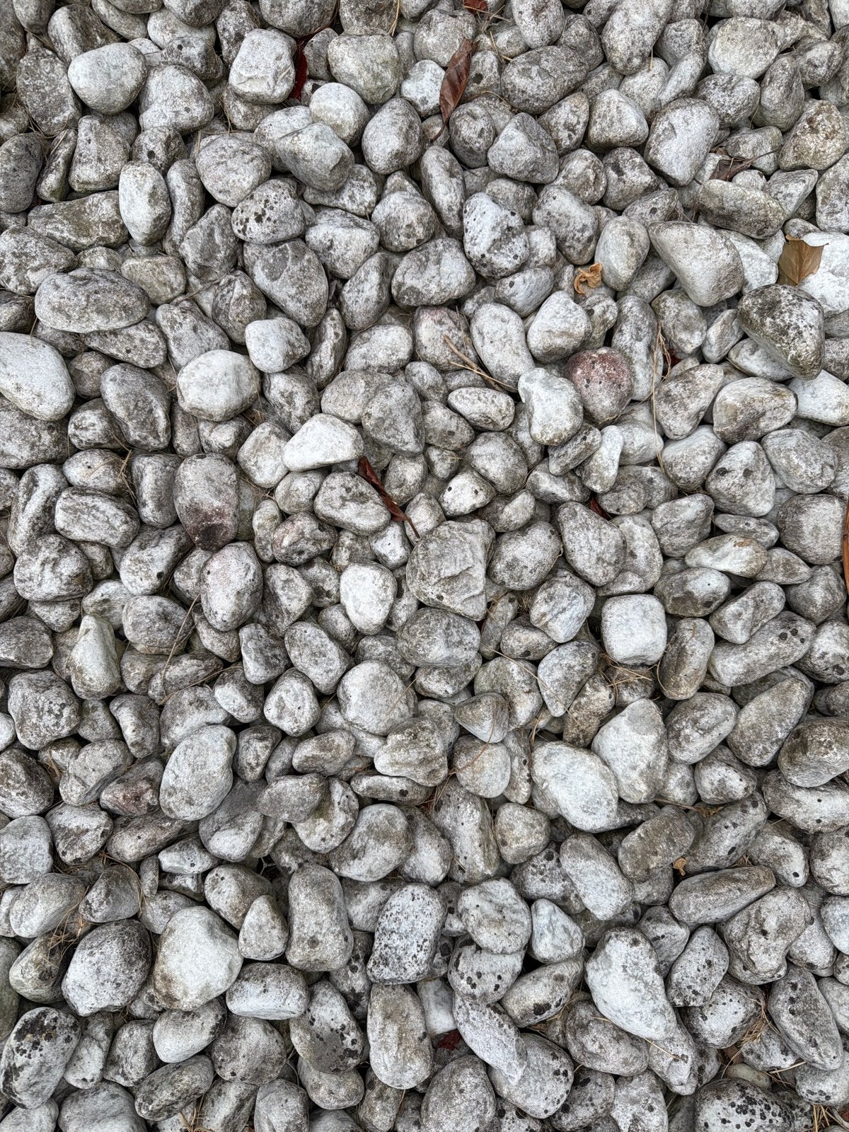 Decoratieve witte sierkeien (vergrijsd) voor tuin, Tuin en Terras, Grind, Keien en Split, Ophalen, Overige materialen, Gebruikt