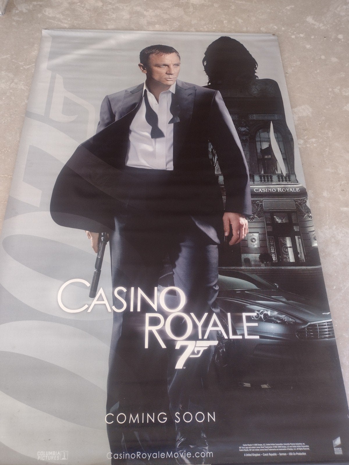 James Bond 007 Film Posters - Skyfall,Spectre, Casino Royale, Ophalen, Rechthoekig Staand, Deurposter of groter, Zo goed als nieuw