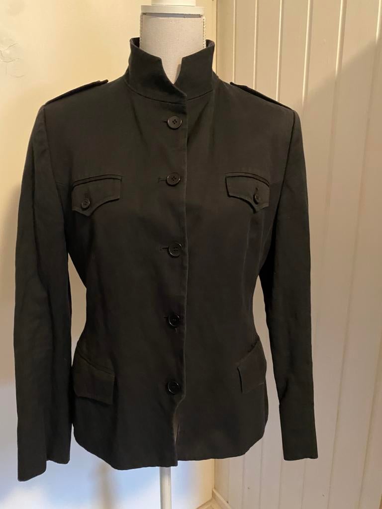 Prachtige diepzwarte blazer Erny van Reymersdaal maar 42, Kleding | Dames, Jasjes, Kostuums en Pakken, Verzenden, Zo goed als nieuw