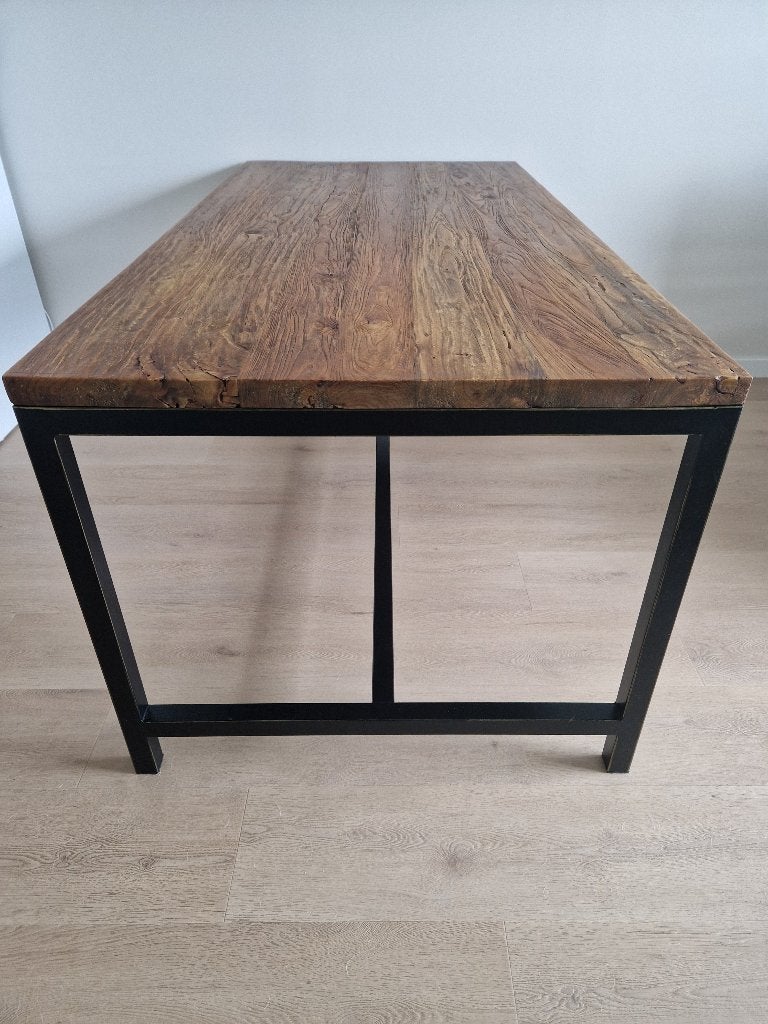 eettafel/eethoek, Huis en Inrichting, Tafels | Eettafels, Zo goed als nieuw, 50 tot 100 cm, 150 tot 200 cm, Vijf personen of meer