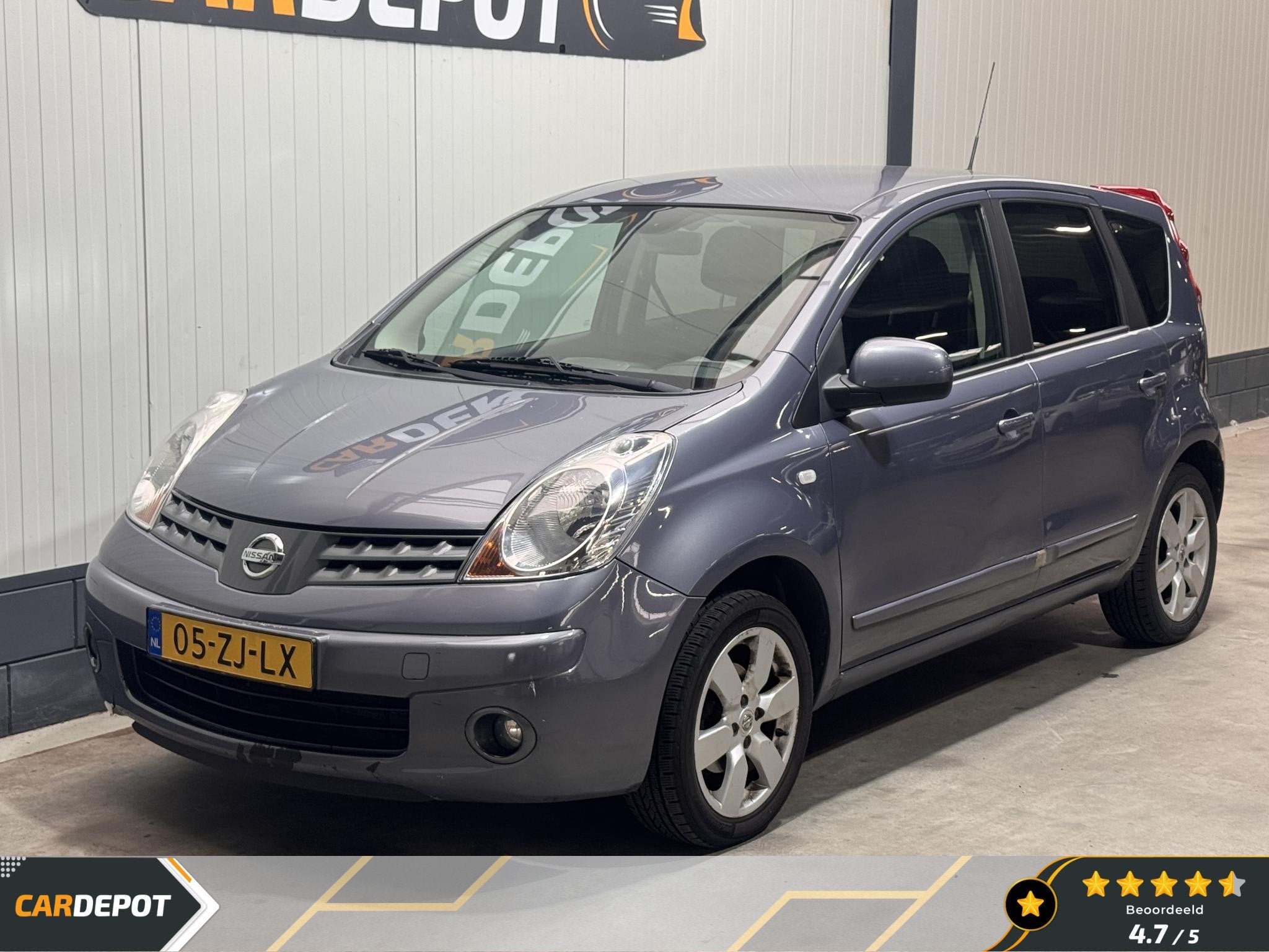 Nissan Note 1.6 Acenta, Auto's, Voorwielaandrijving, 4 cilinders, Blauw, Bedrijf