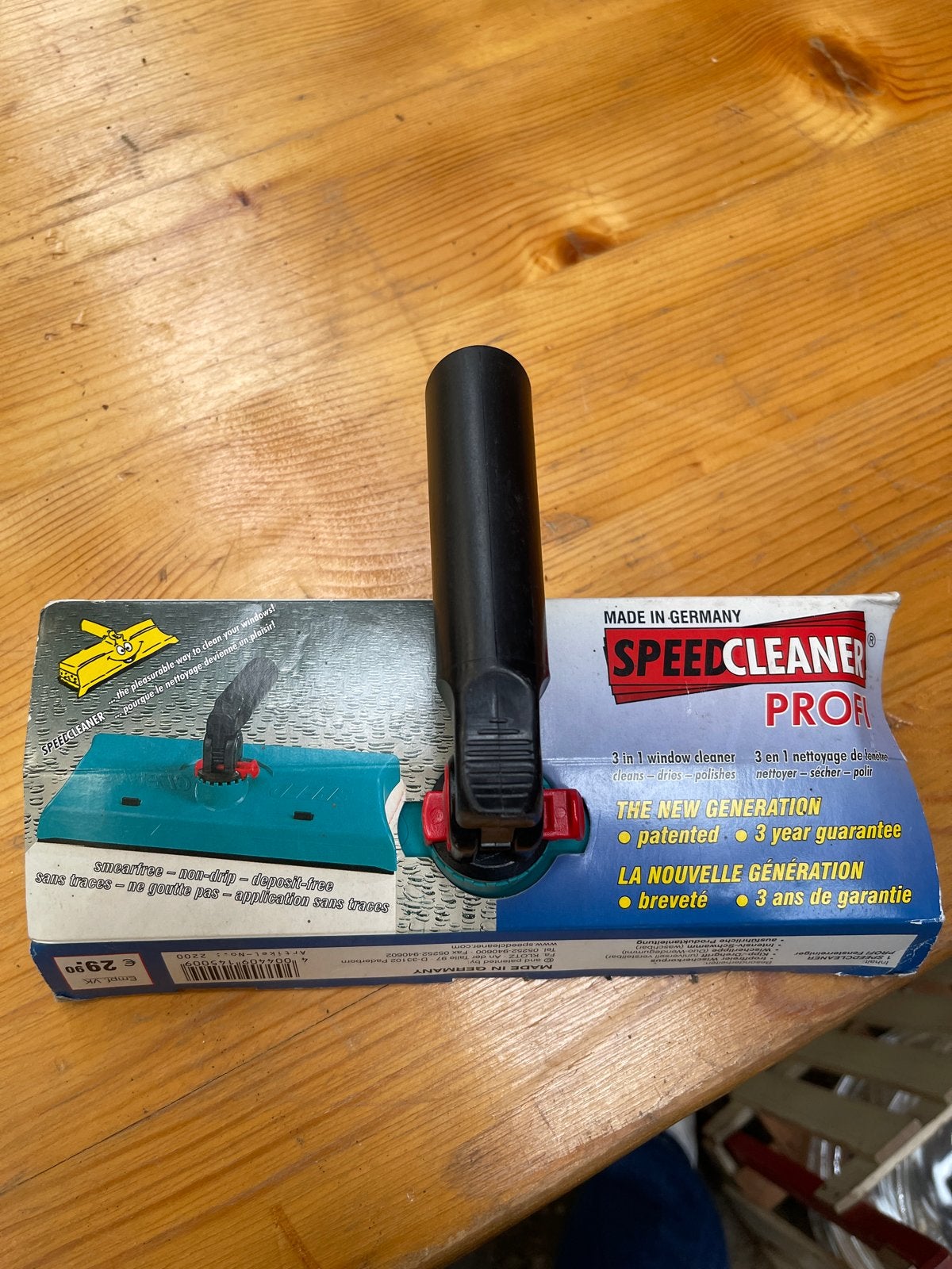 SpeedCleaner Profi 3-in-1 Raamwisser - Nieuw in doos, Ophalen, Raamwisser of Trekker