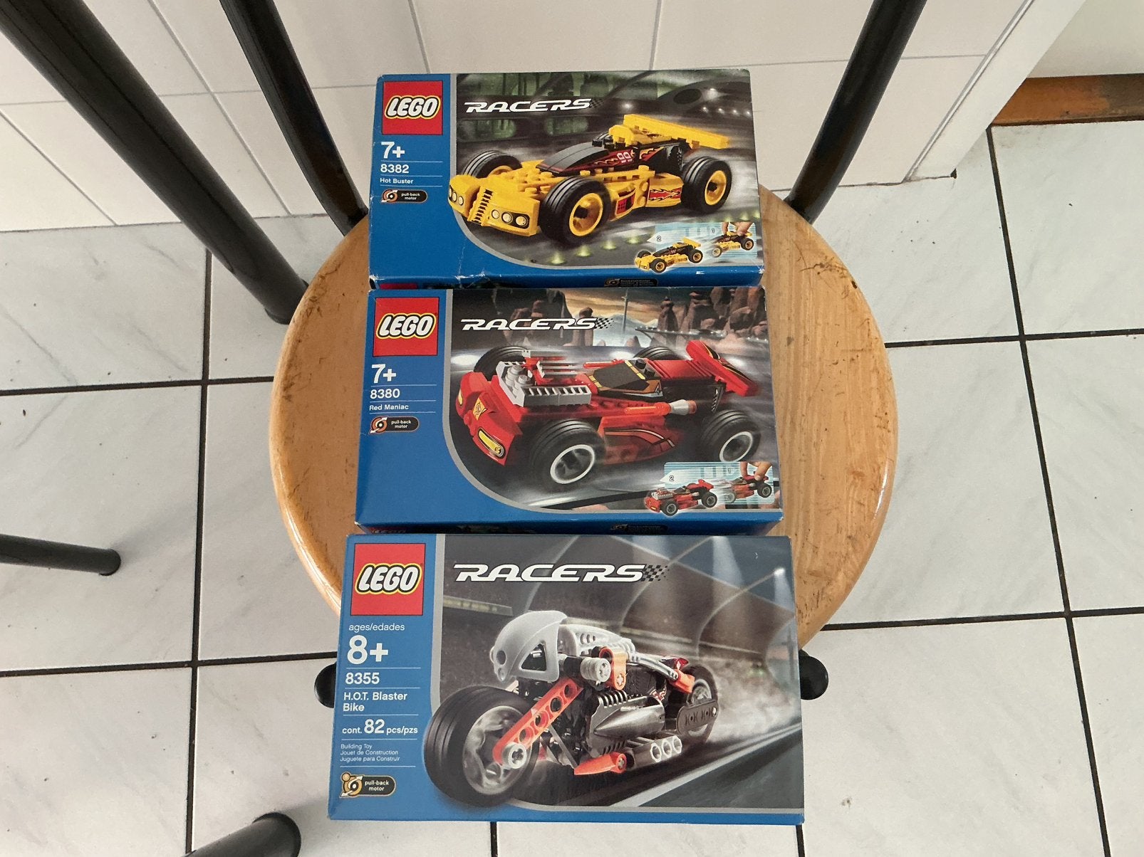 Lego Racers nr..8380-8382-8355 in ongeopende dozen., Ophalen of Verzenden, Zo goed als nieuw