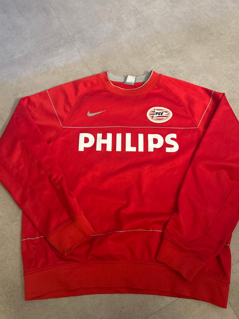 PSV Philips Nike sweater rood, Ophalen of Verzenden, Gedragen, Maat 52/54 (L), Rood