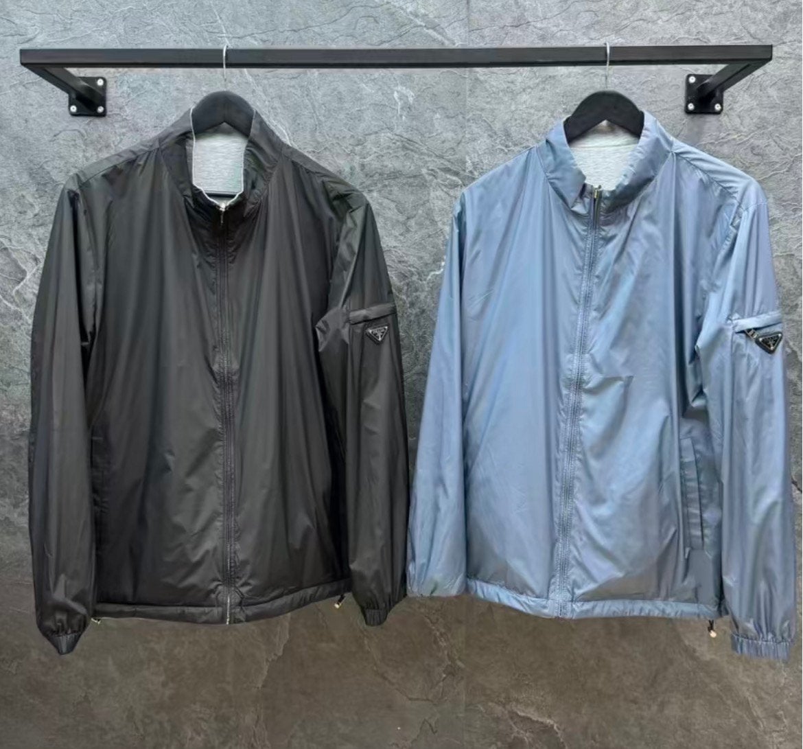 Prada Zomerjas, Kleding | Heren, Jassen | Zomer, Ophalen of Verzenden, Zo goed als nieuw, Zwart