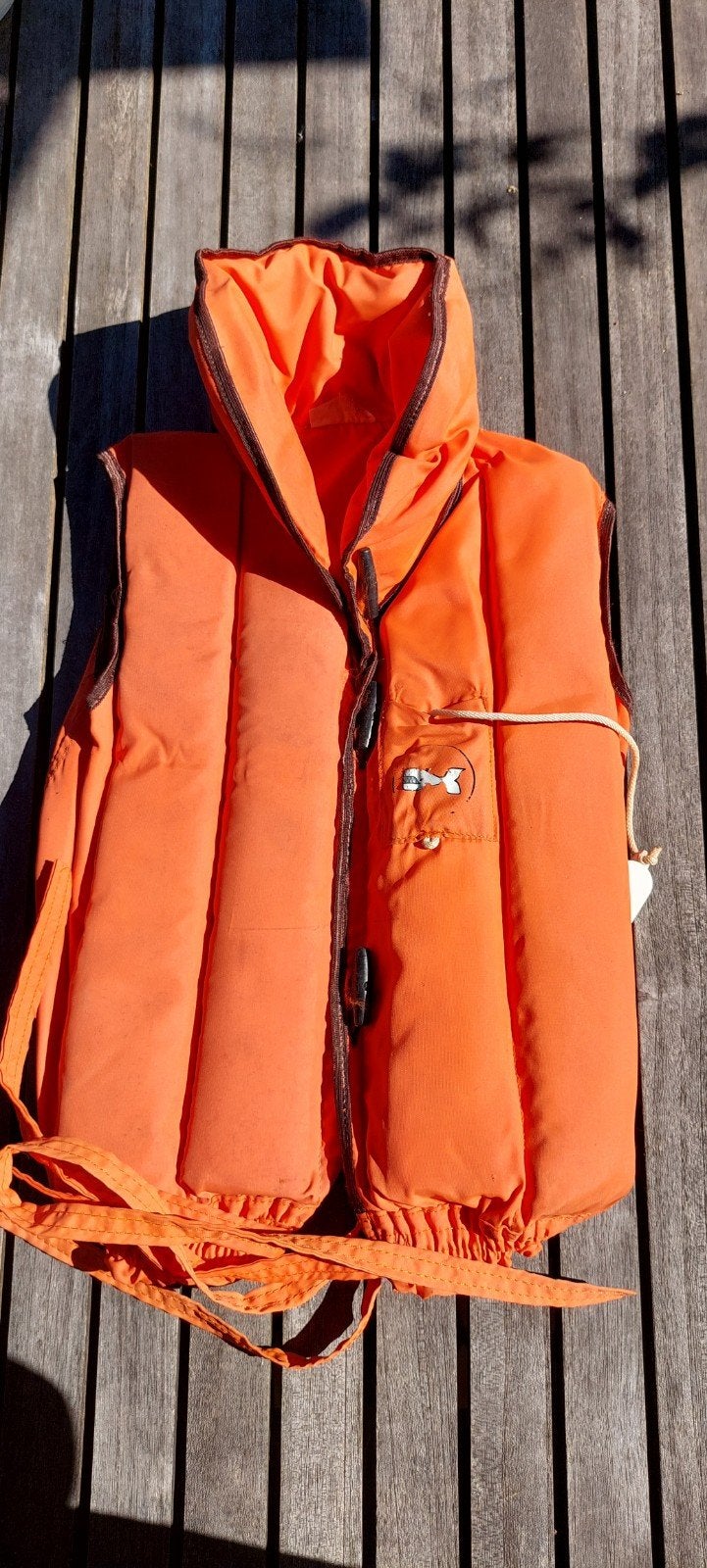 Oranje reddingsvest kind / zwemvest met fluitje, Ophalen of Verzenden, Gebruikt, Kind, Reddingsvest of Zwemvest