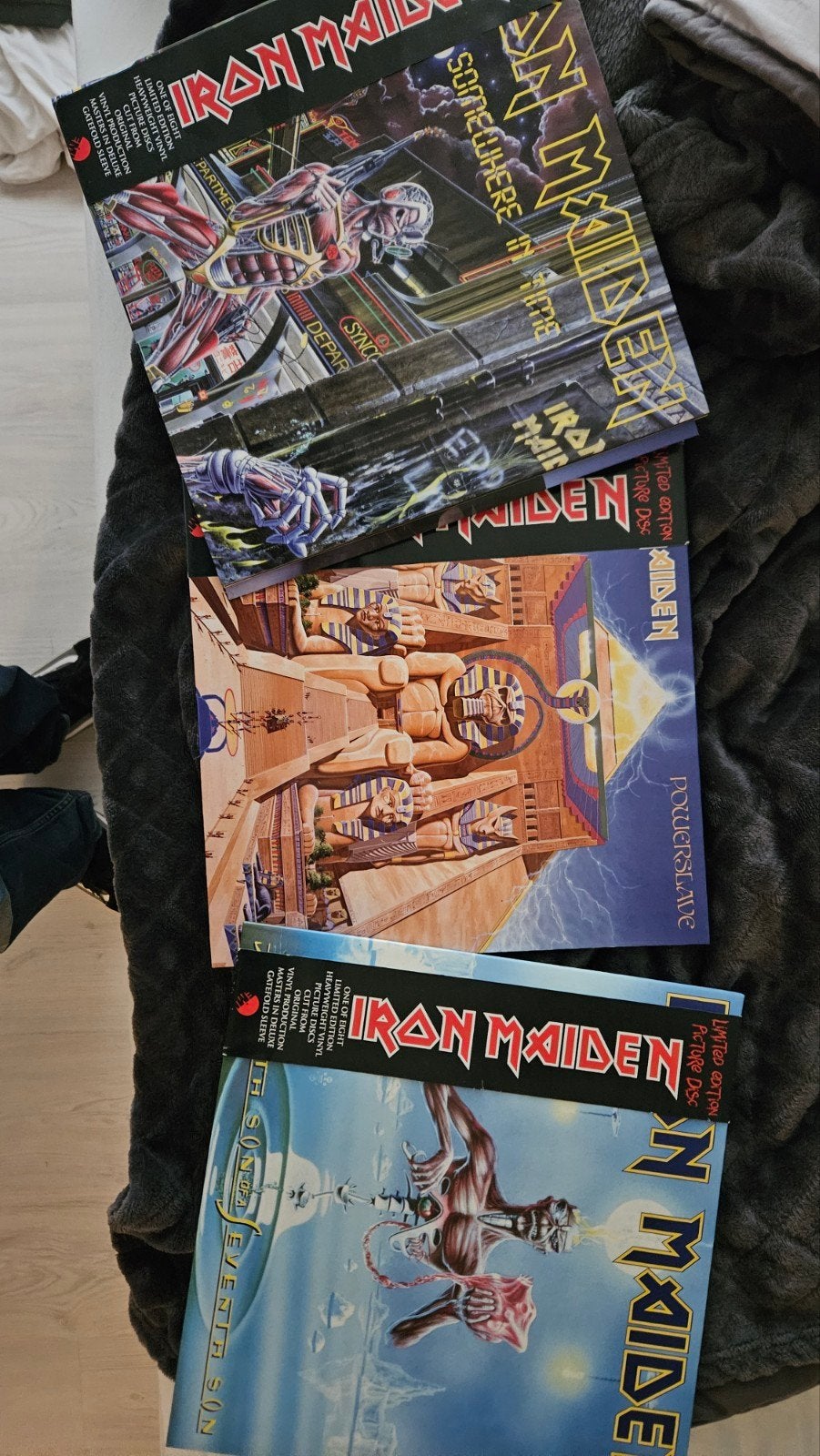 Iron Maiden Limited Edition Picture Disc Vinyl (1/8), Cd's en Dvd's, Ophalen, Zo goed als nieuw, Hardrock