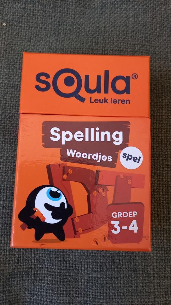 Squla Spelling Woordjes Spel Groep 3-4, Ophalen of Verzenden, Zo goed als nieuw, Overige typen