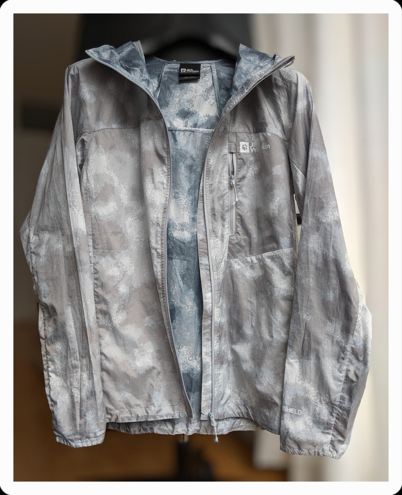 Jack Wolfskin jas_Superlight Windbreaker_nieuw!, Nieuw, Grijs, Jack Wolfskin, Verzenden