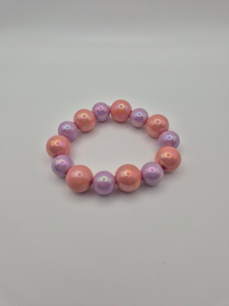 Handgemaakte Armband met Pastelkleurige Kralen, Overige materialen, Overige kleuren, Nieuw, Ophalen of Verzenden