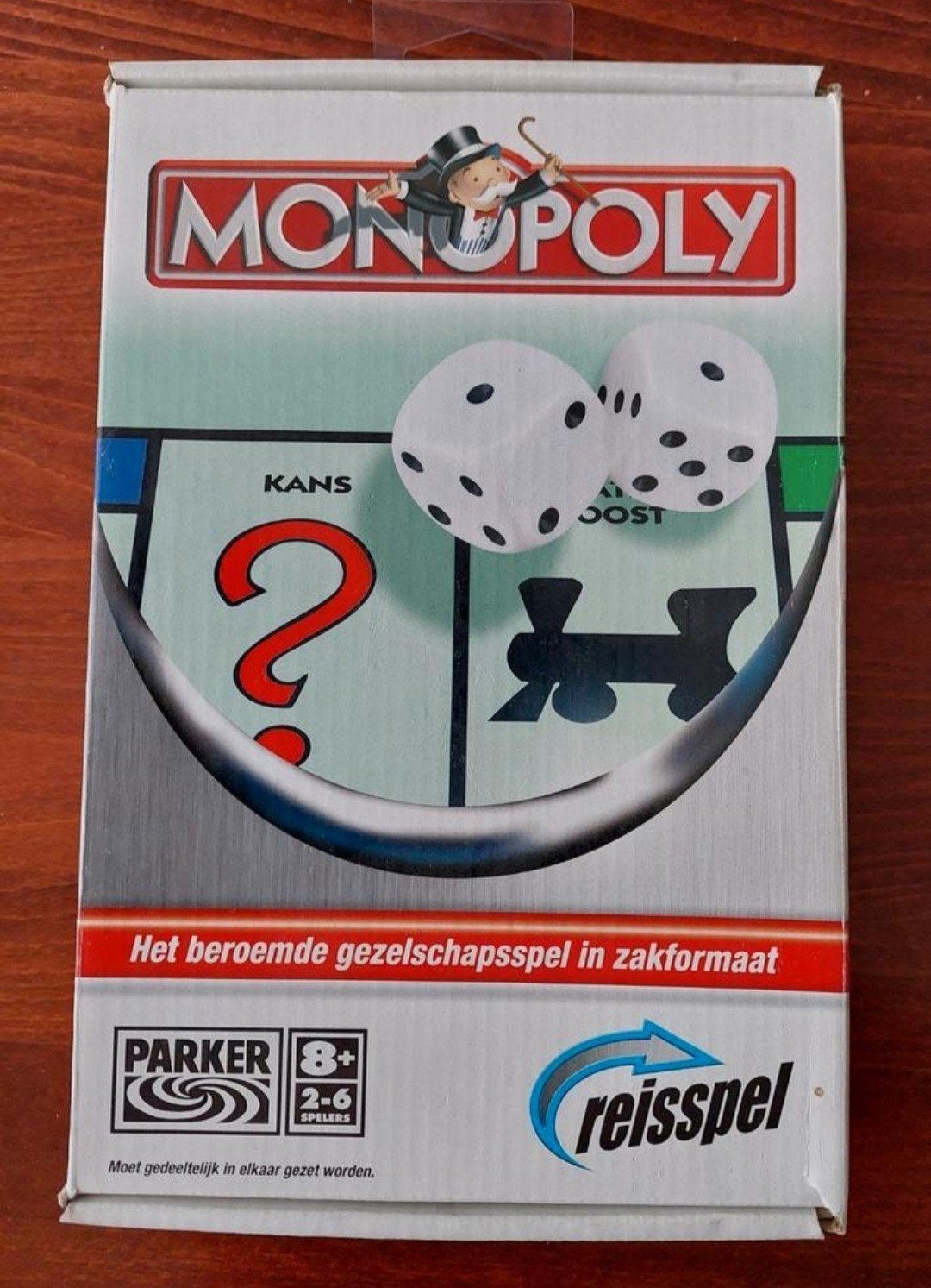 Monopoly reiseditie compleet, Ophalen of Verzenden, Zo goed als nieuw