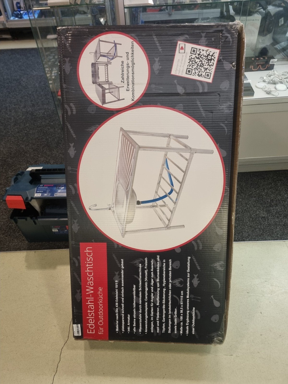 Edelstalen Wastafel voor Outdoor Keuken - Nieuw in Doos, Ophalen, Onbekend, Onbekend, Nieuw
