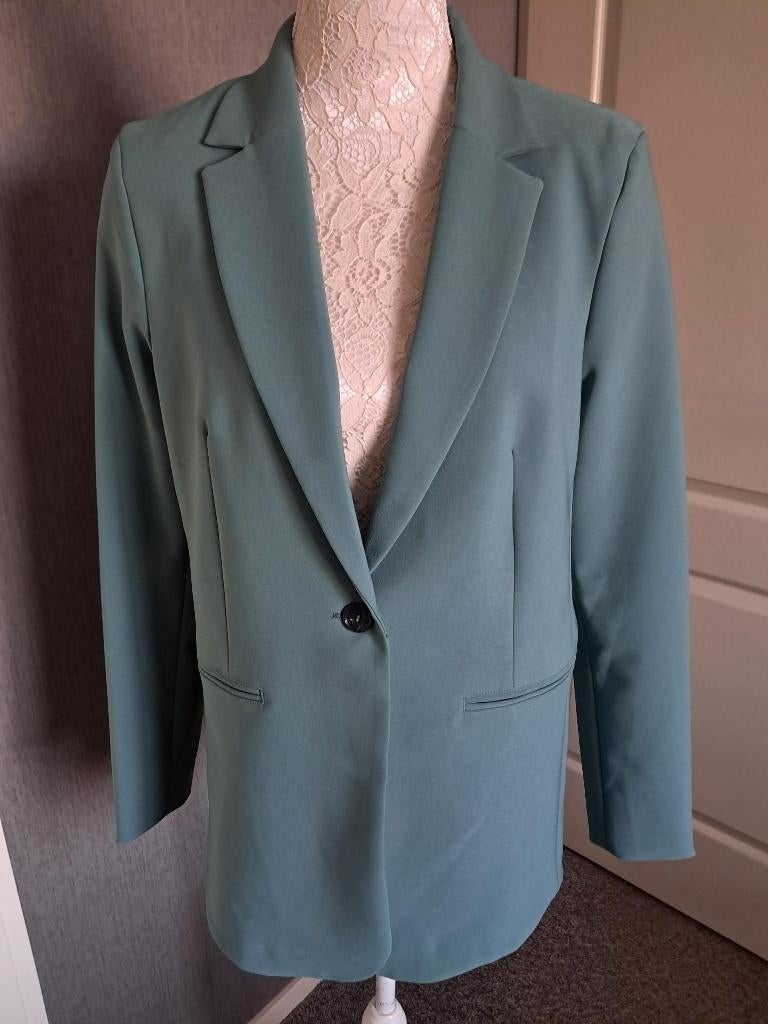 Blazer Jasje &CO woman Maat : L Kleur : Groen / Turquoise, Maat 42/44 (L), &Co Woman, Nieuw, Ophalen of Verzenden