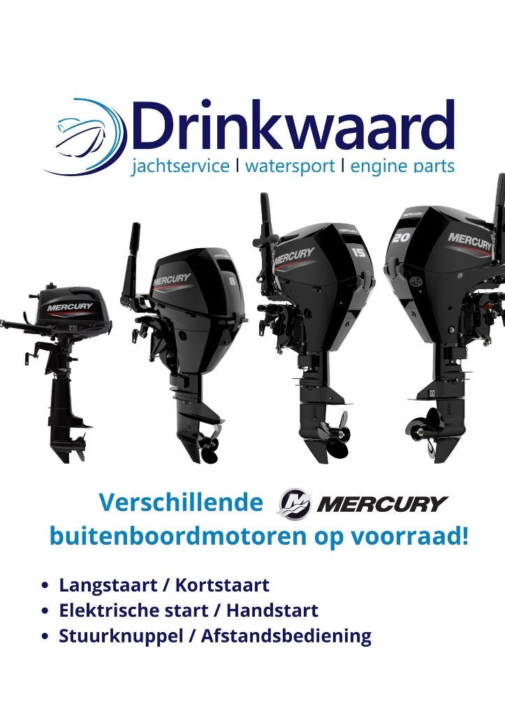 Nieuwe buitenboordmotoren op voorraad | Mercury, Watersport en Boten, Ophalen, 10 tot 30 pk, Viertaktmotor, Nieuw