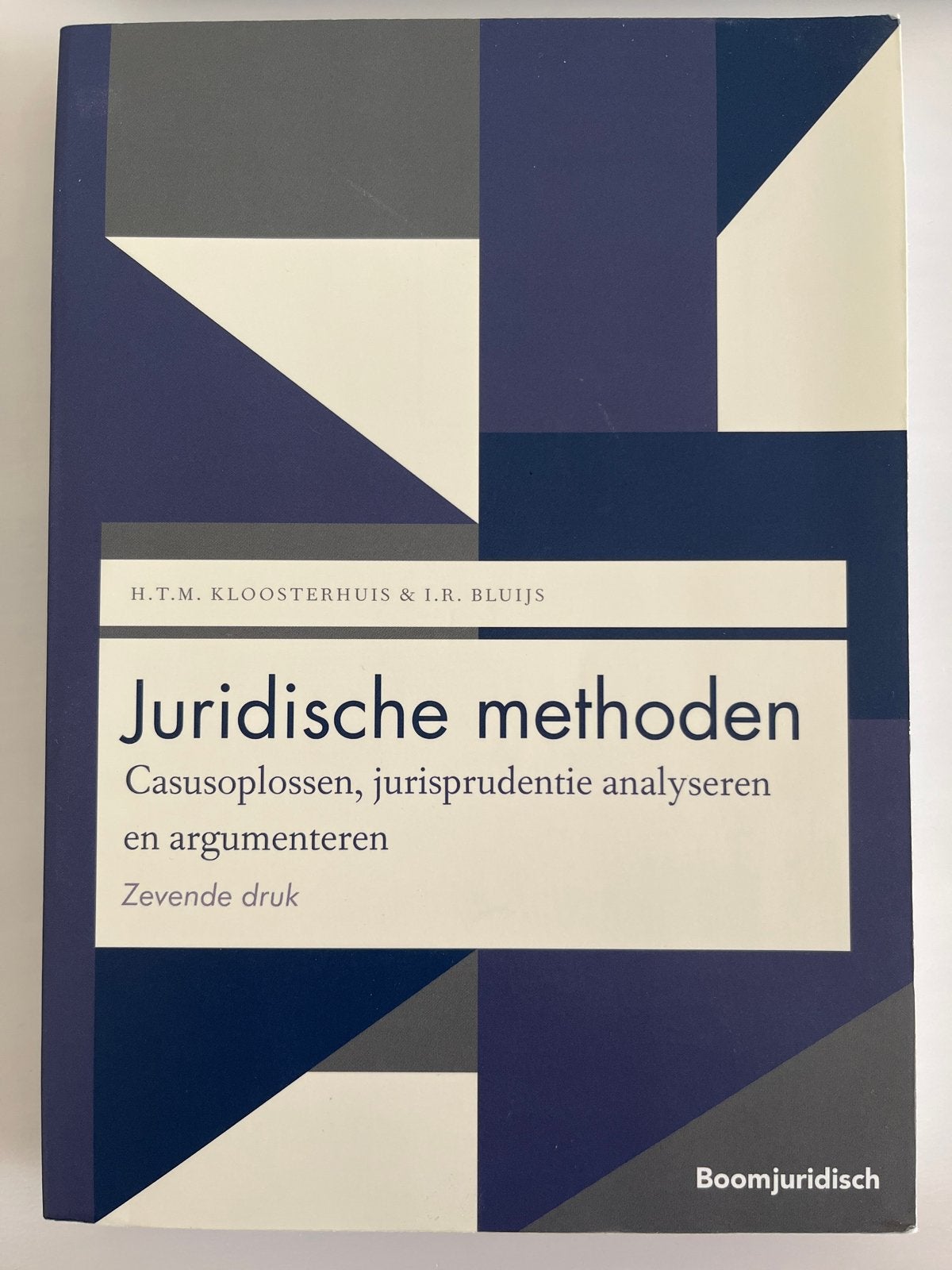 Juridische methoden - Casusoplossen, jurisprudentie, Boeken, Studieboeken en Cursussen, Zo goed als nieuw, HBO, Gamma, Ophalen of Verzenden