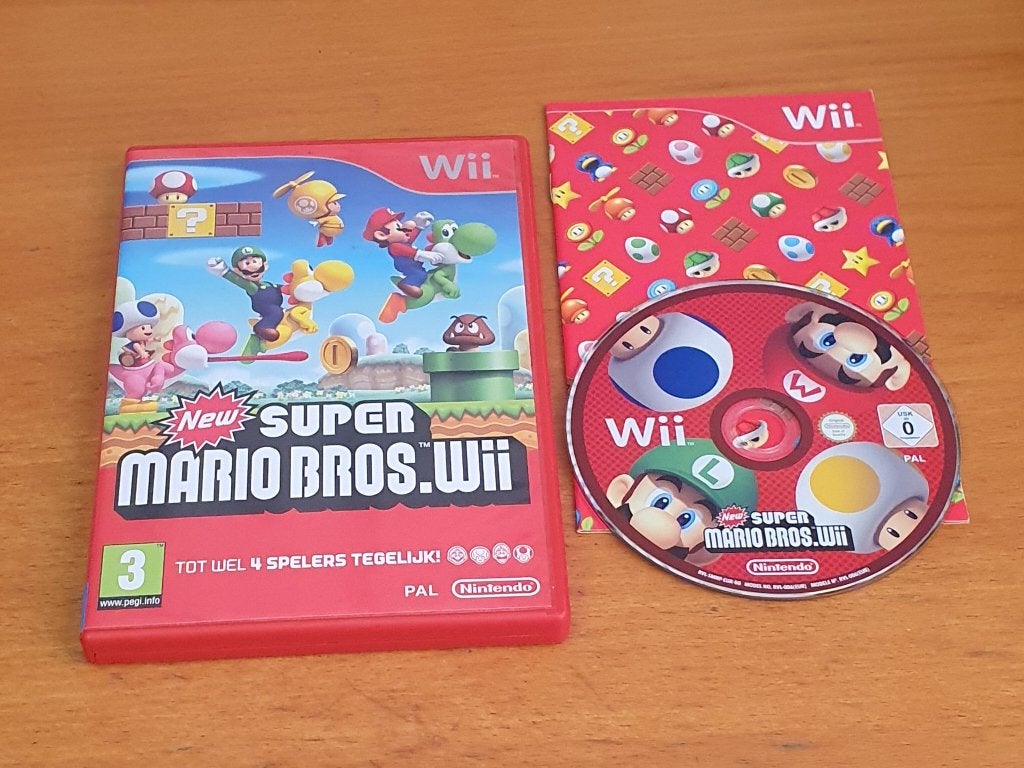 Wii | New Super Mario Bros, Spelcomputers en Games, 3 spelers of meer, Ophalen of Verzenden, Gebruikt, Vanaf 3 jaar