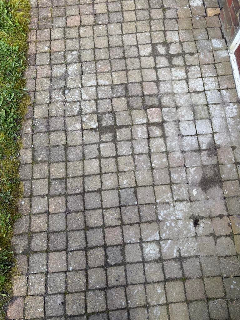 GRATIS Coblestone 10x10, Tuin en Terras, Ophalen, Zo goed als nieuw, Beton, Klinkers