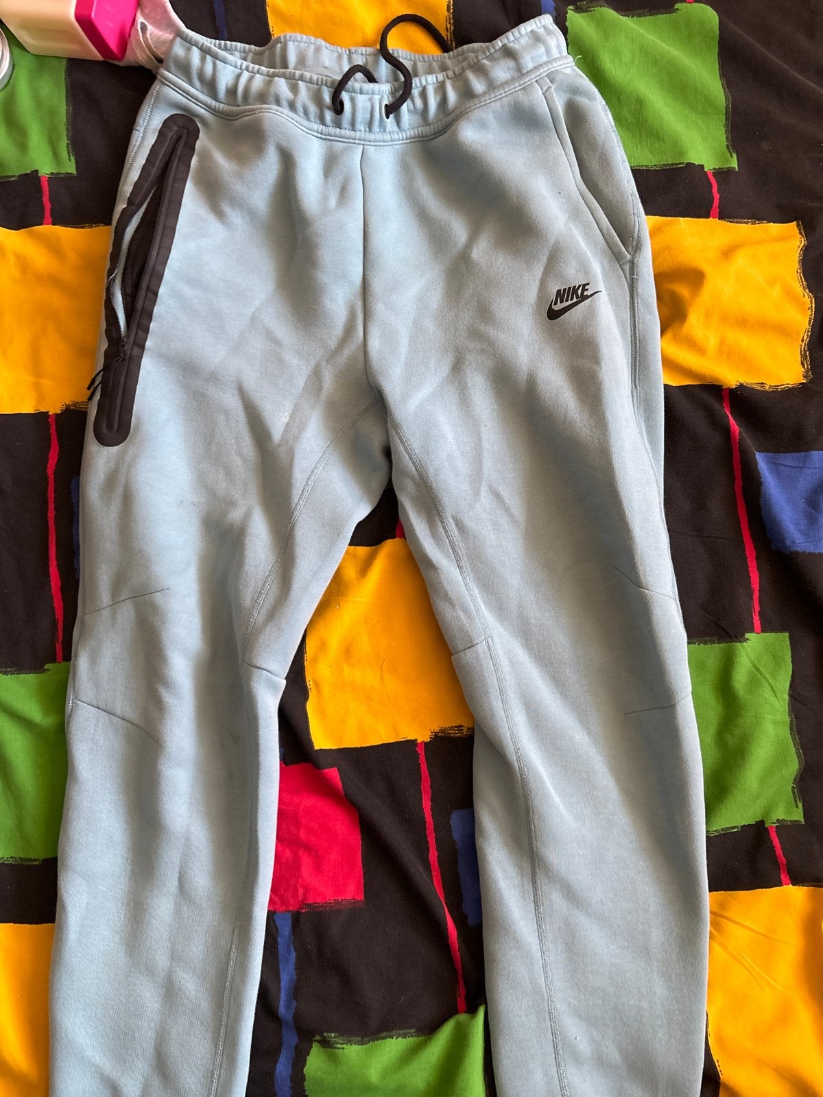 Nike Tech Fleece Joggingbroek - Maat M, Kleding | Heren, Ophalen, Zo goed als nieuw, Maat 48/50 (M), Blauw