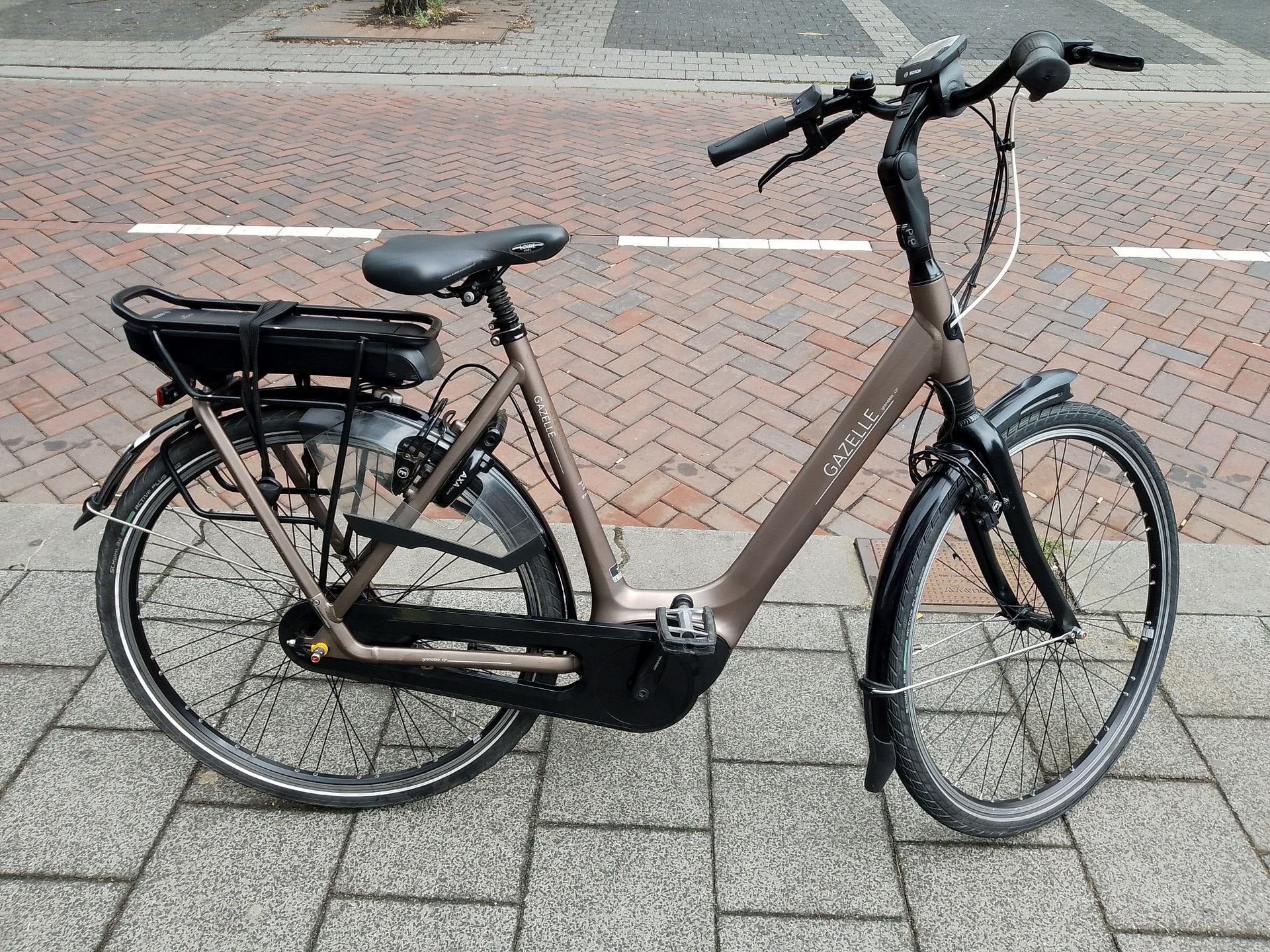 Gazelle Grenoble C7+ d57 elektrische fiets Bosch + lage km, Gebruikt, -, -, -