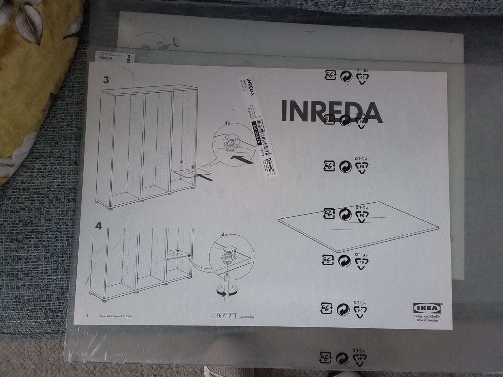 Glazen plank Ikea  2stuks, Ophalen, Nieuw, Overige materialen, Minder dan 20 mm