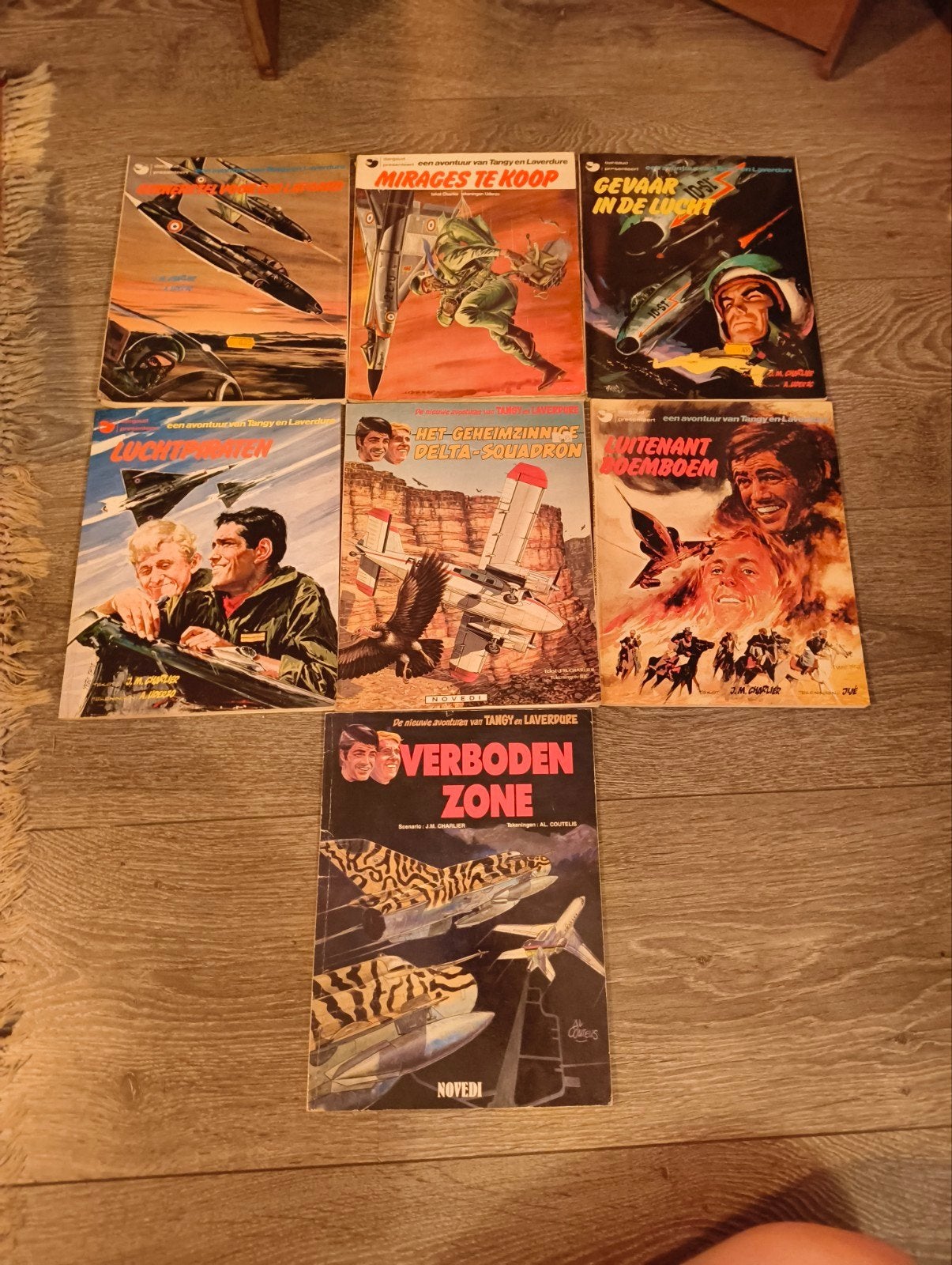 Tanguy en Laverdure stripboeken, Meerdere comics, Ophalen of Verzenden, Gelezen, Europa