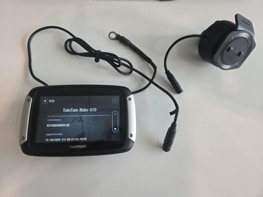 TomTom Rider 410 Motor Navigatie, Motoren, Accessoires | Navigatiesystemen, Ophalen of Verzenden, Gebruikt