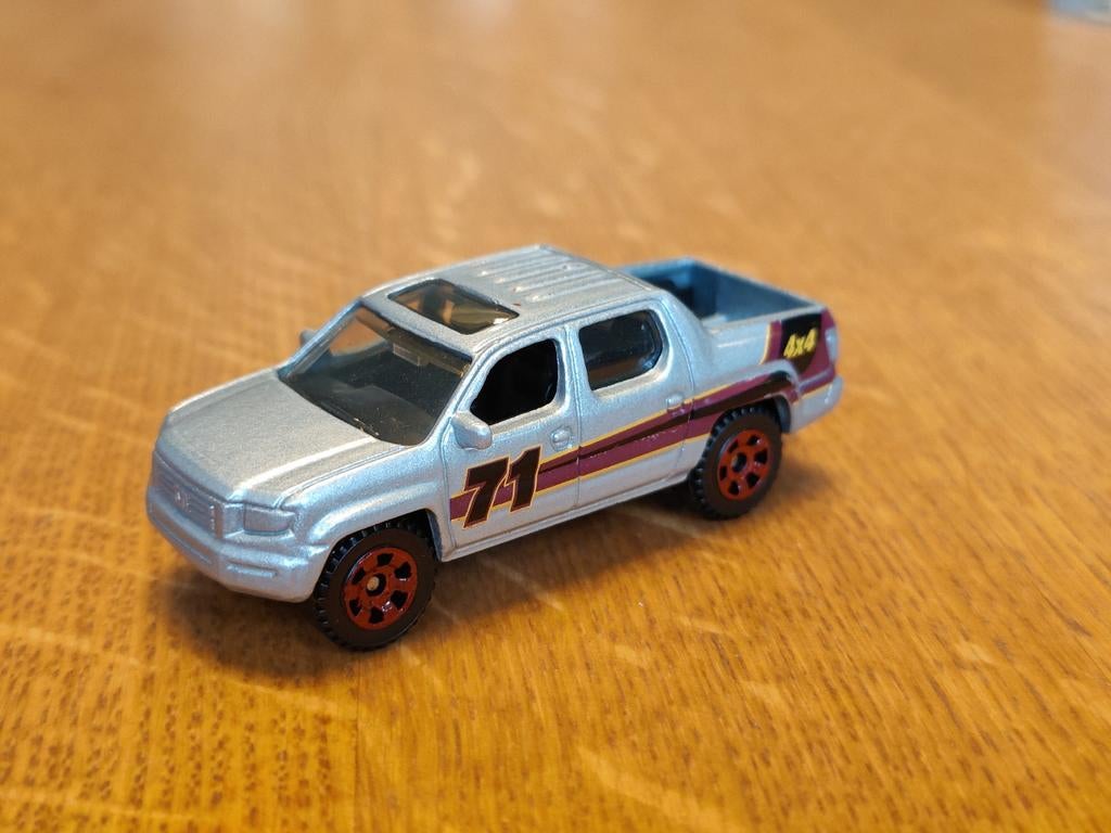 Matchbox Honda Ridgeline Pickup ZILVER, Ophalen of Verzenden, Zo goed als nieuw, Auto