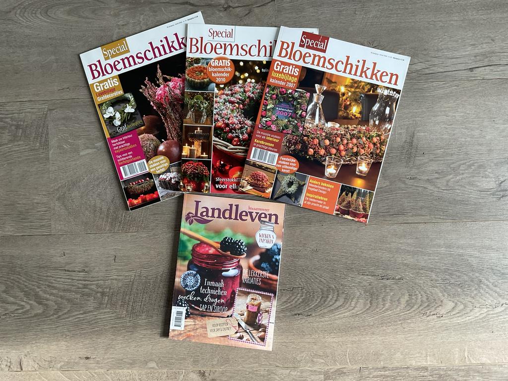 Bloemschikken, Ophalen, Zo goed als nieuw