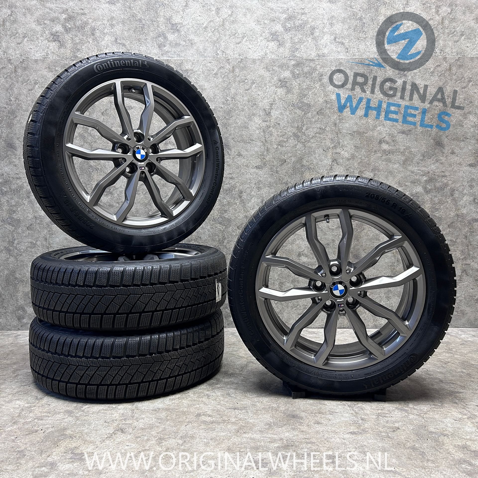 18 inch originele velgen + winterbanden BMW X1 X2 711 M, 18 inch, Gebruikt, -, -