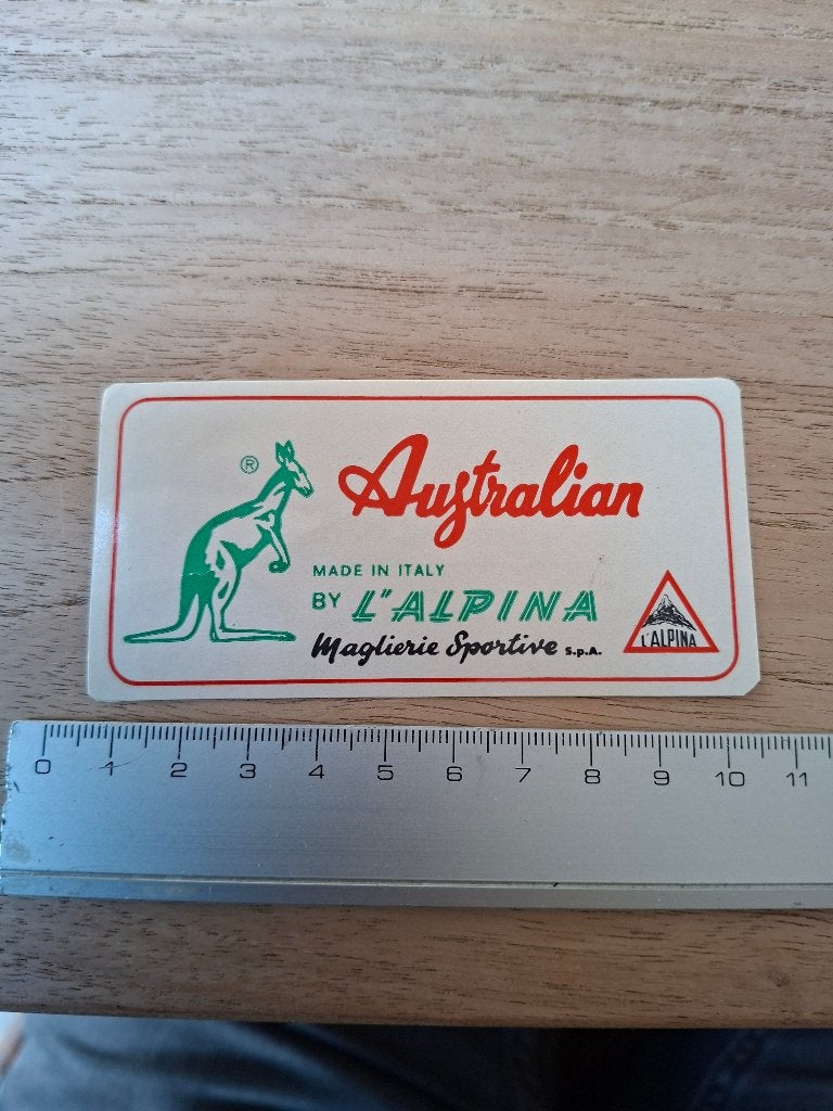 Sticker Australian, Ophalen of Verzenden, Zo goed als nieuw, Merk