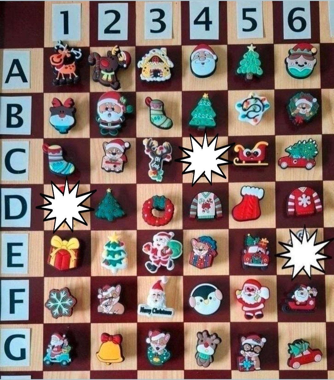 23: KERST Schoenbedels Pins voor de Crocs, Ophalen of Verzenden, Nieuw