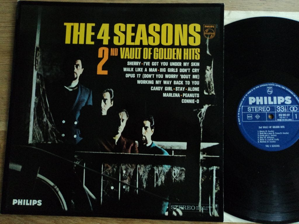 LP THE FOUR SEASONS    2ND VAULT OF GOLDEN HITS, Ophalen of Verzenden, Gebruikt, LP