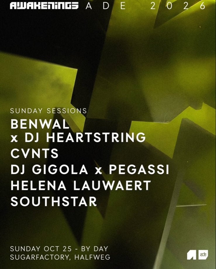 3 tickets Awakenings Sunday, Drie personen of meer, Oktober