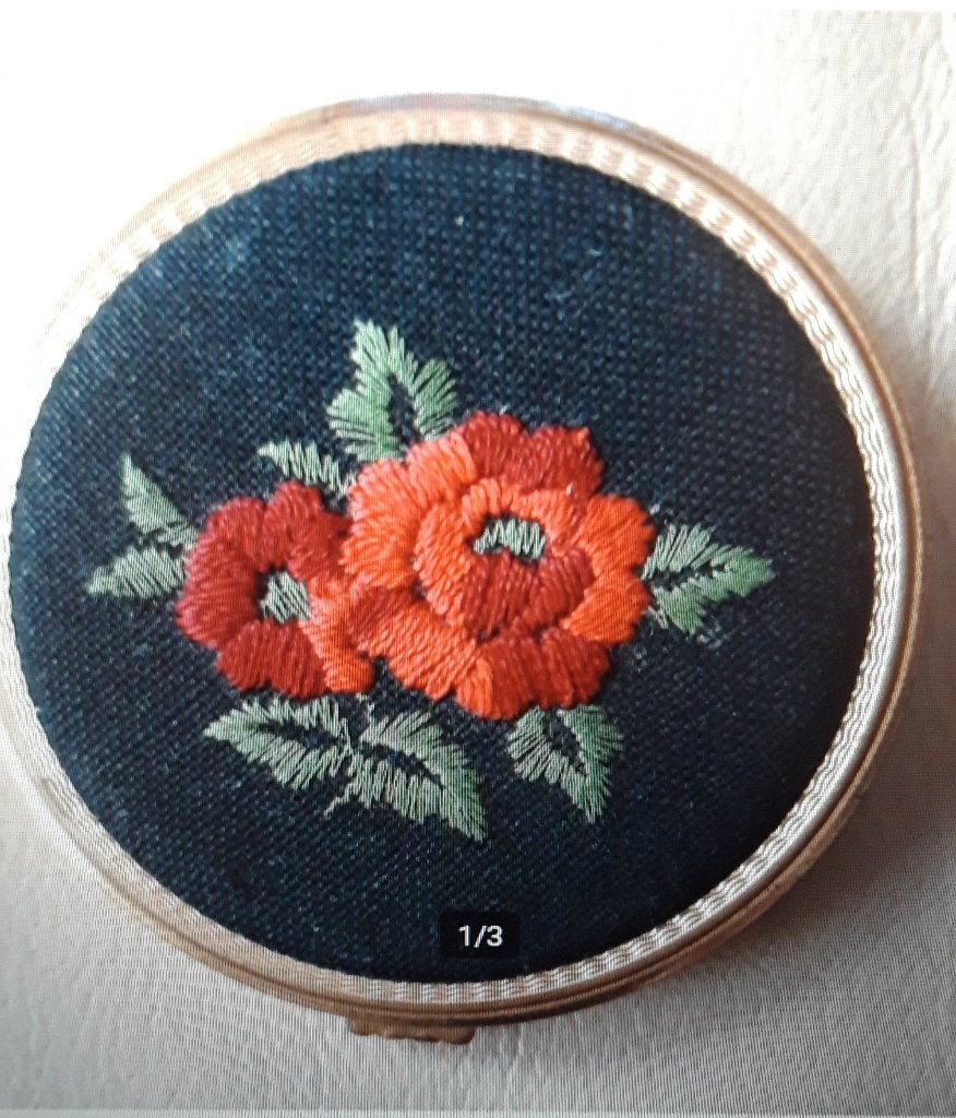 Poederblik  (Vintage), Sieraden, Tassen en Uiterlijk, Uiterlijk | Cosmetica en Make-up, Ophalen of Verzenden, Zo goed als nieuw