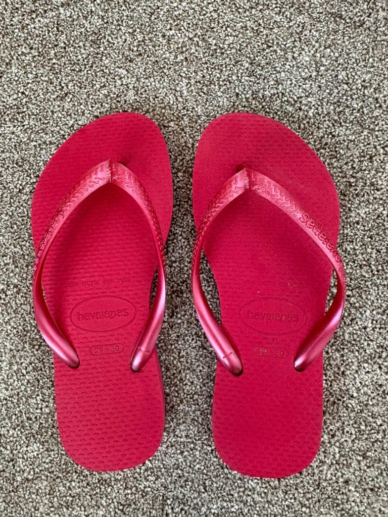 Havainas slippers roze 31/32, Meisje, Overige typen, Ophalen of Verzenden, Zo goed als nieuw