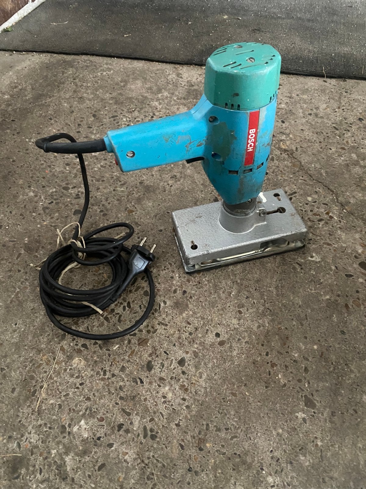 Schuurmachine Bosch, Doe-het-zelf en Verbouw, Gereedschap | Schuurmachines, Ophalen, Gebruikt, Minder dan 600 watt, Excentrische schuurmachine