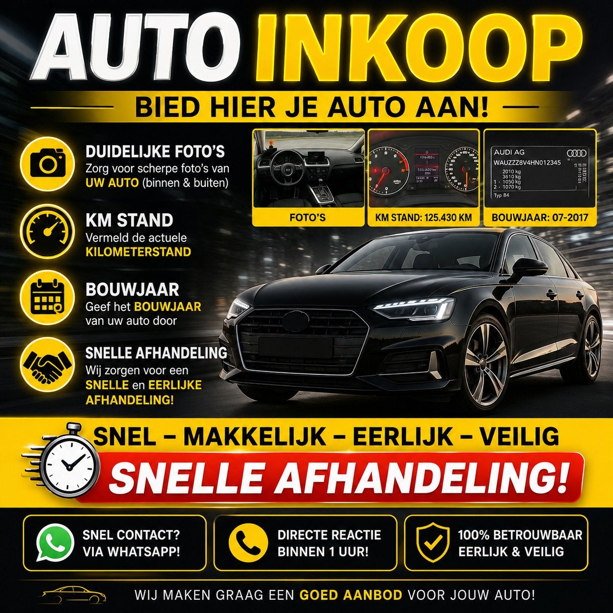 Auto Inkoop: Bied Hier Je Auto Aan!