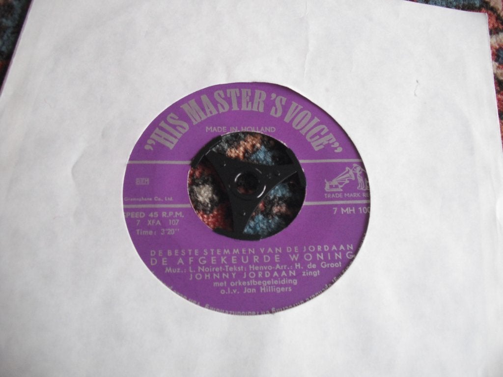 Johnny Jordaan - De afgekeurde woning., Ophalen of Verzenden, Zo goed als nieuw, 12 inch, Levenslied of Smartlap