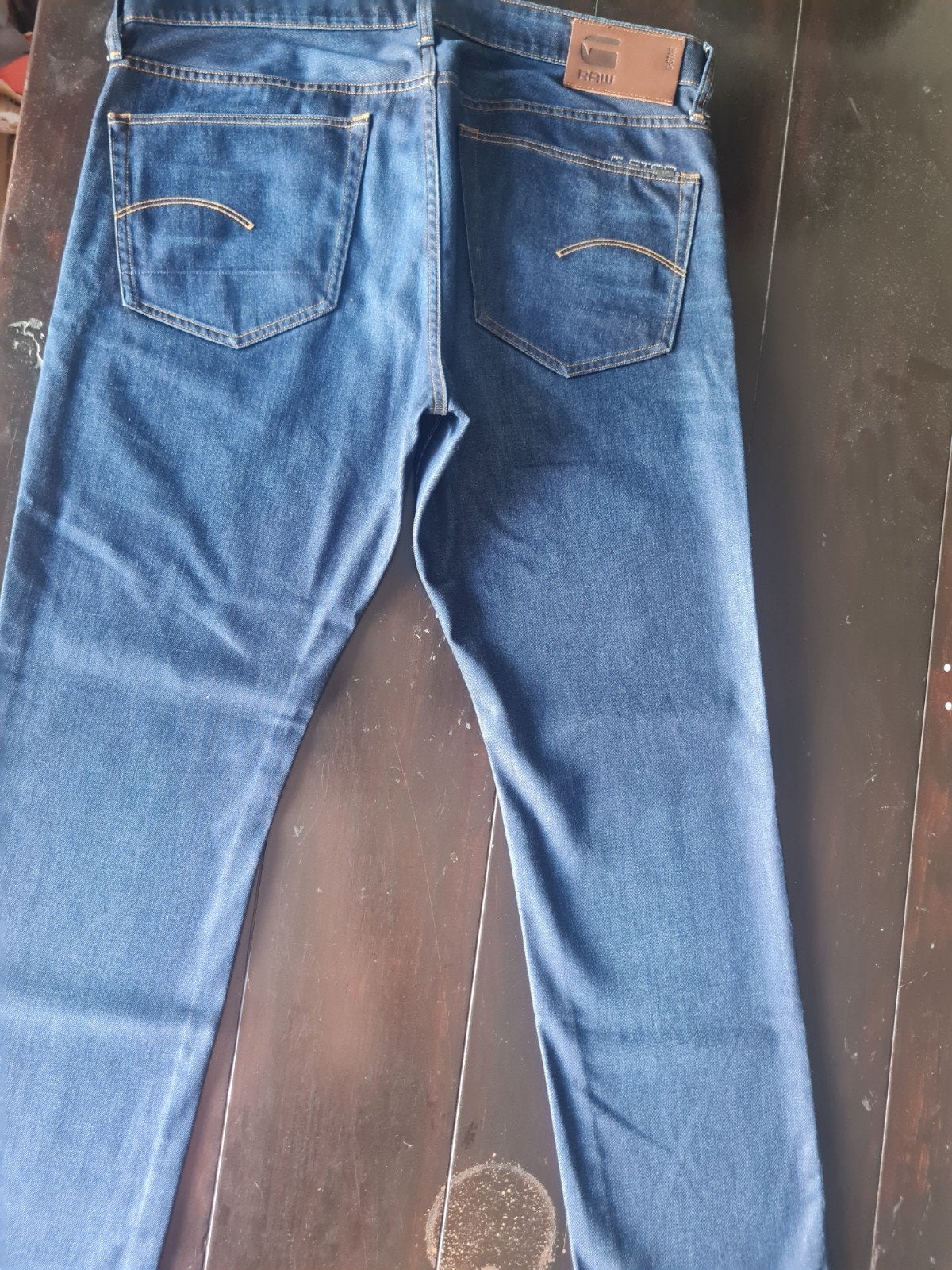 ZGAN G STAR RAW 3301 STRAIGHT FIT JEANS SIZE 38, Blauw, Ophalen of Verzenden, Zo goed als nieuw, G-Star Raw