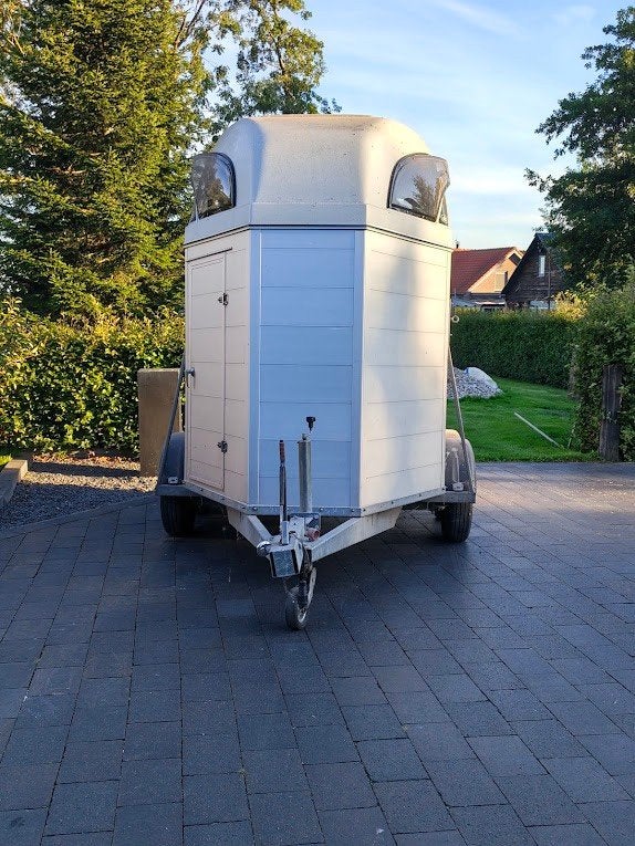 2-paards paardentrailer Atec, Ophalen, Gebruikt, Aluminium, 2-paards trailer