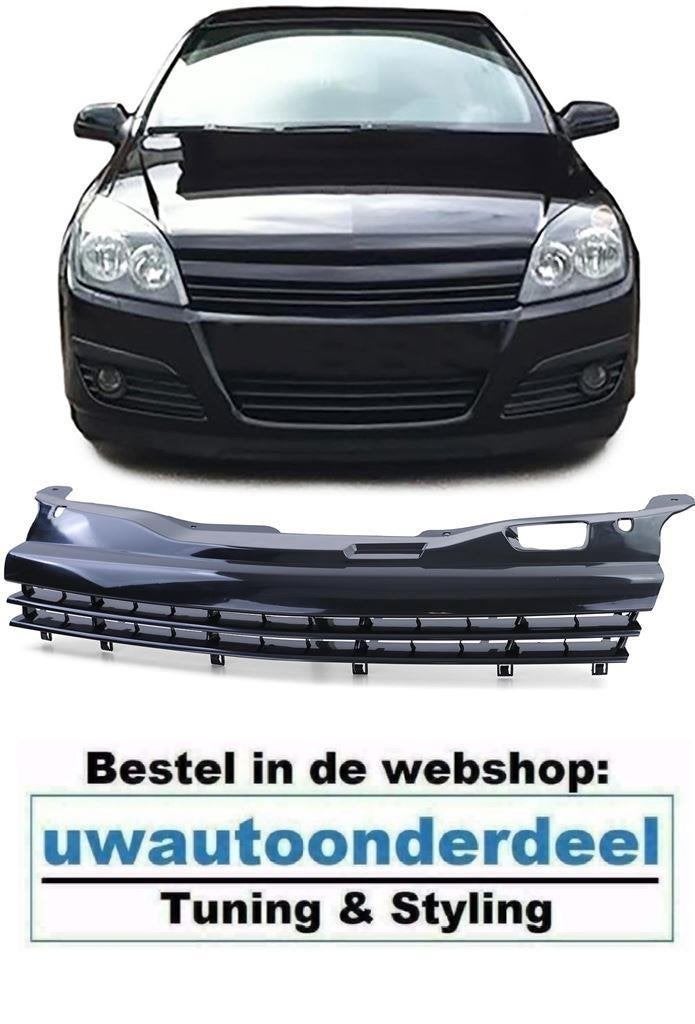 Sport Grill Glans Zwart Voor Opel Astra H Embleemloze, Verzenden, Automotive Parts, A.parts@hotmail.nl, Trasmolenlaan 12 3447 GZ Woerden