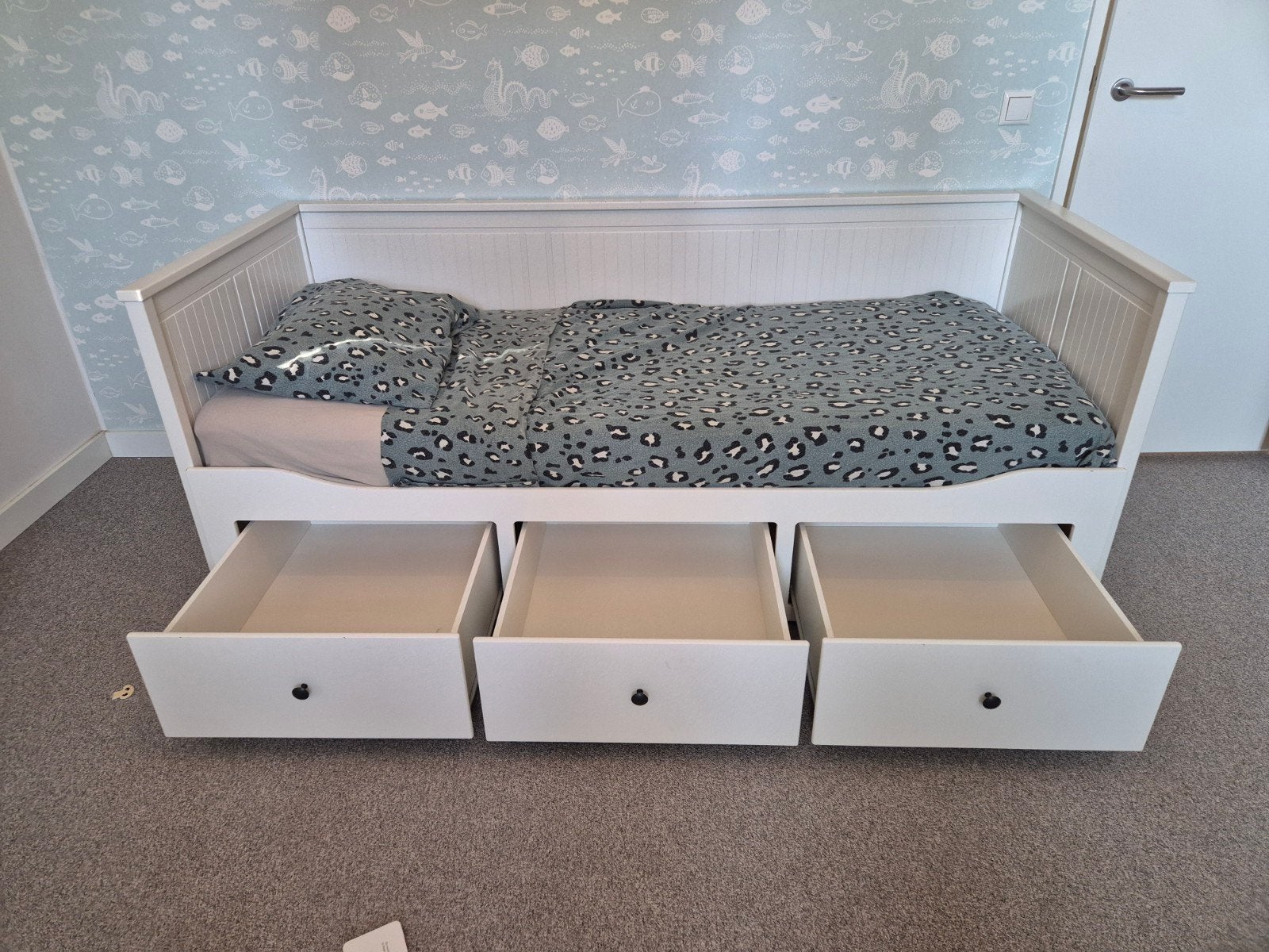 Ikea Hemnes bedbank met uitschuifbed en lades, Ophalen
