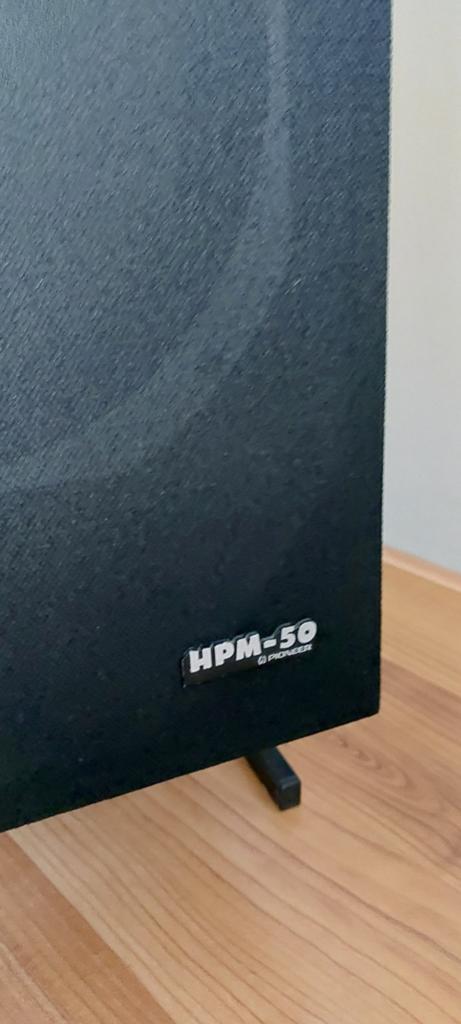 2 Speakers  Pioneer HPM 50  topklasse, Gebruikt, 60 tot 120 watt, Front, Rear of Stereo speakers, Ophalen