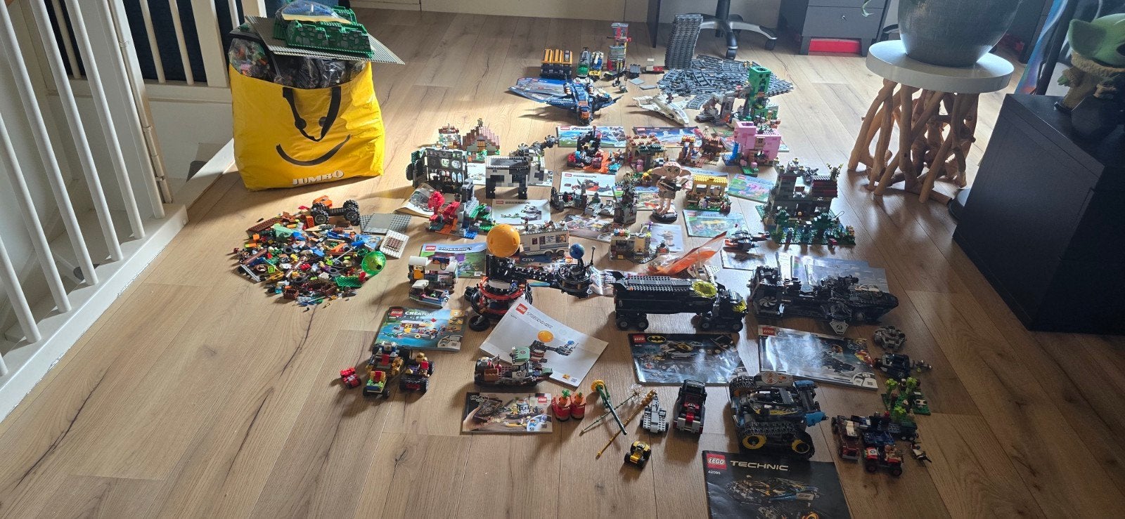 Grote partij LEGO: sets, treinbanen en losse stenen, Lego, Ophalen of Verzenden, Meerdere sets, City