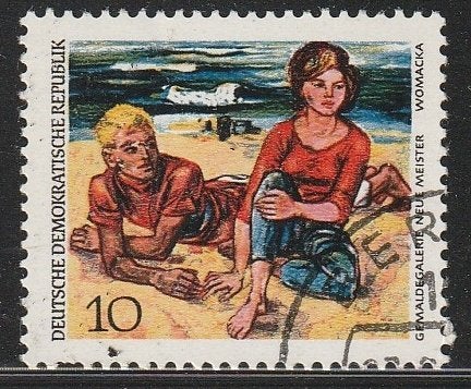 DDR 1968 1393 W Womacka, Gest, Ophalen of Verzenden, DDR, Gestempeld