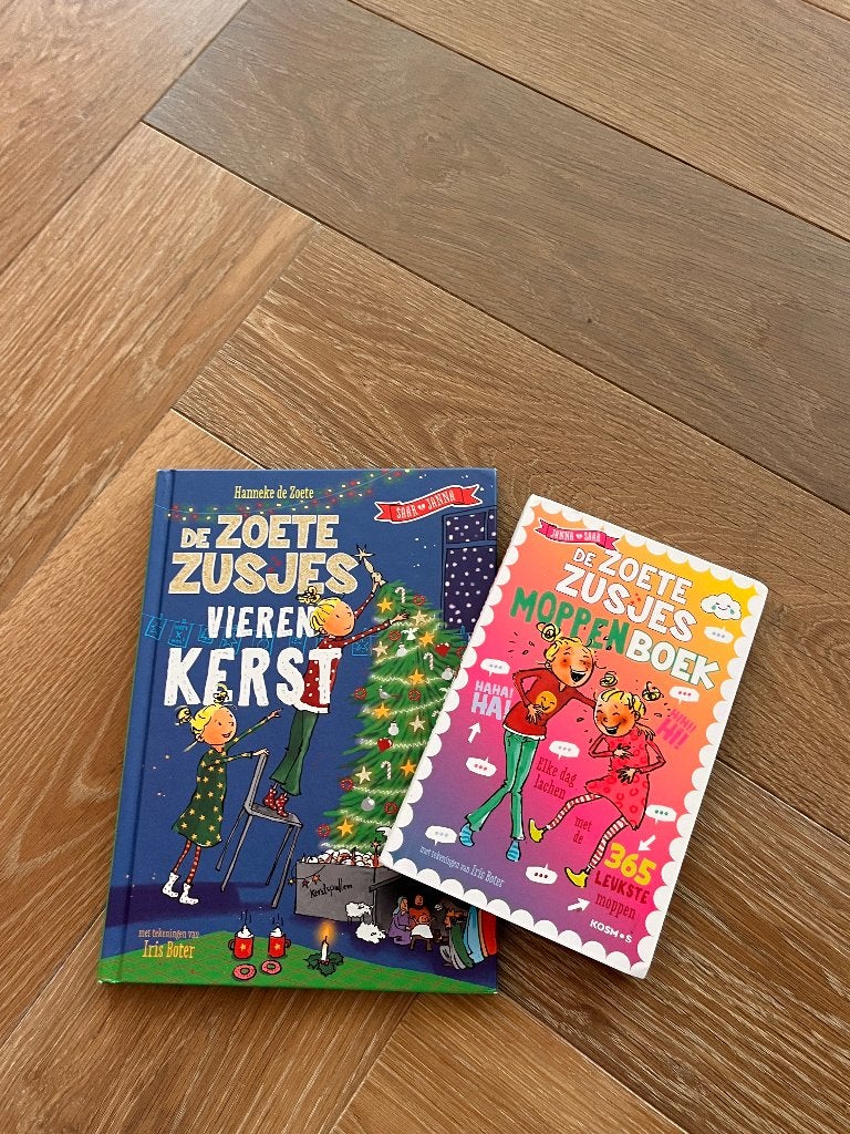 2 zoeten zusje boeken: een leesboek en een moppenboek, Fictie algemeen, Hanneke de Zoete, Ophalen, Gelezen