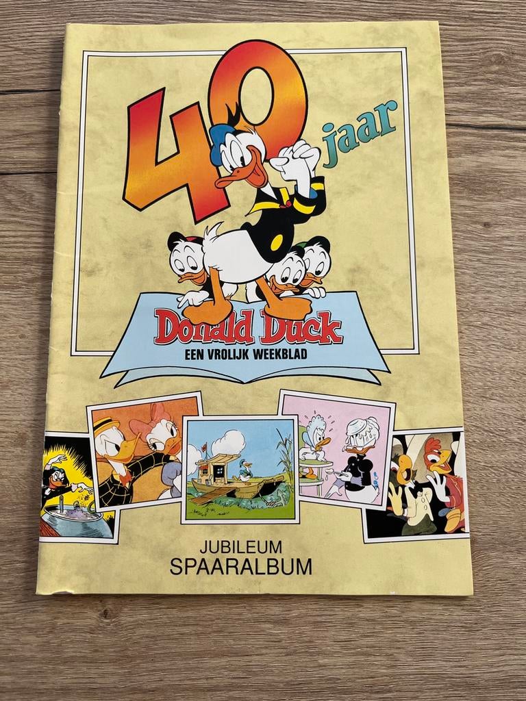 Donald Duck 40 Jaar Jubileum Spaaralbum 1992, Ophalen of Verzenden, Gelezen, Plaatjesalbum